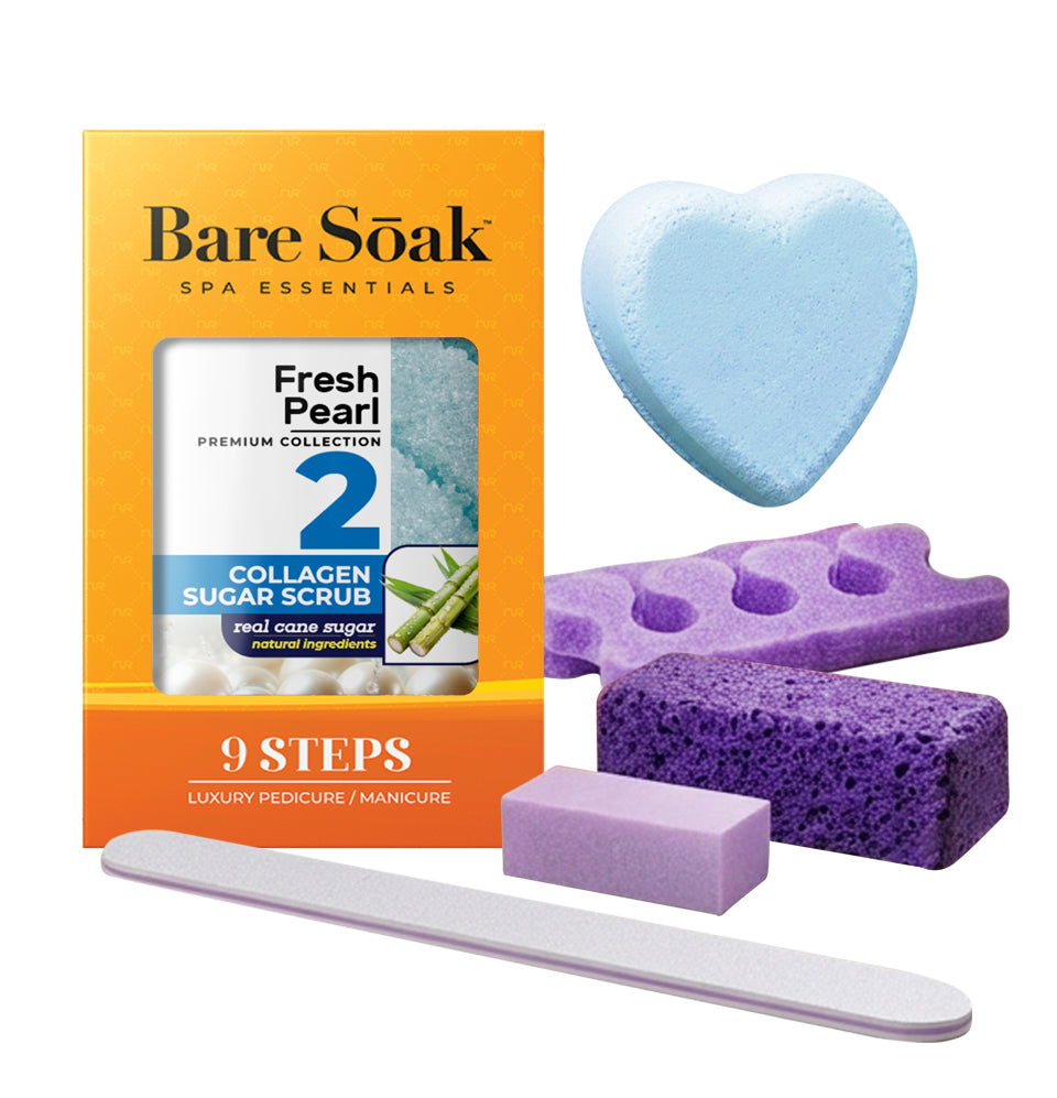 Collagen Fizz Pedi Bomb - 9 Steps -  Fresh Pearl