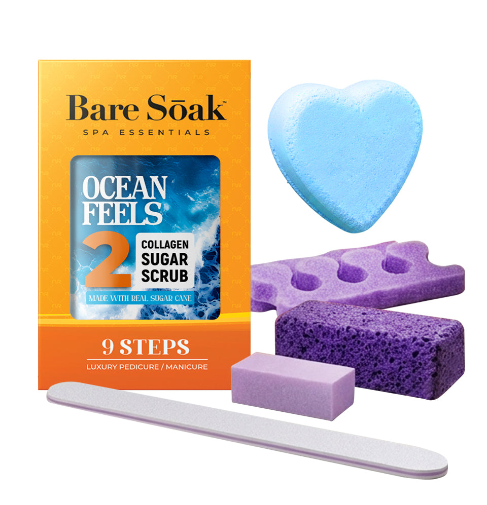 Collagen Fizz Pedi Bomb - 9 Steps - Ocean Feels