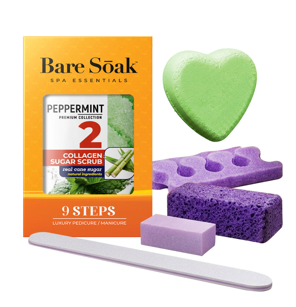 Collagen Fizz Pedi Bomb - 9 Steps - Peppermint
