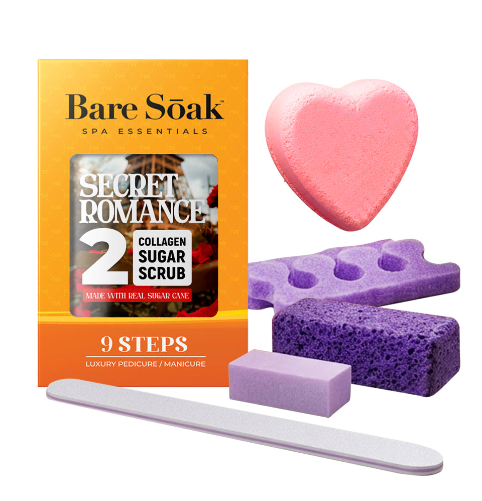 Collagen Fizz Pedi Bomb - 9 Steps - Secret Romance