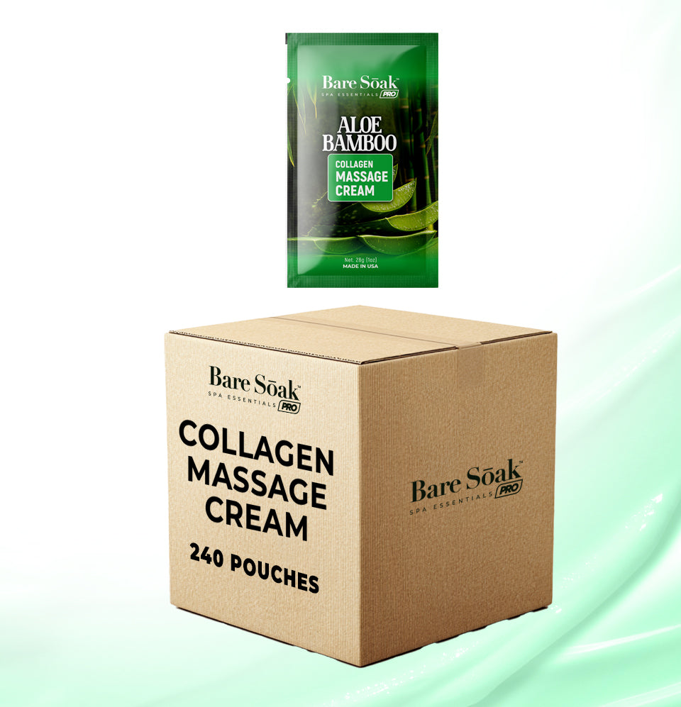 Aloe Bamboo Bundle Case 240pc • Collagen Massage Cream
