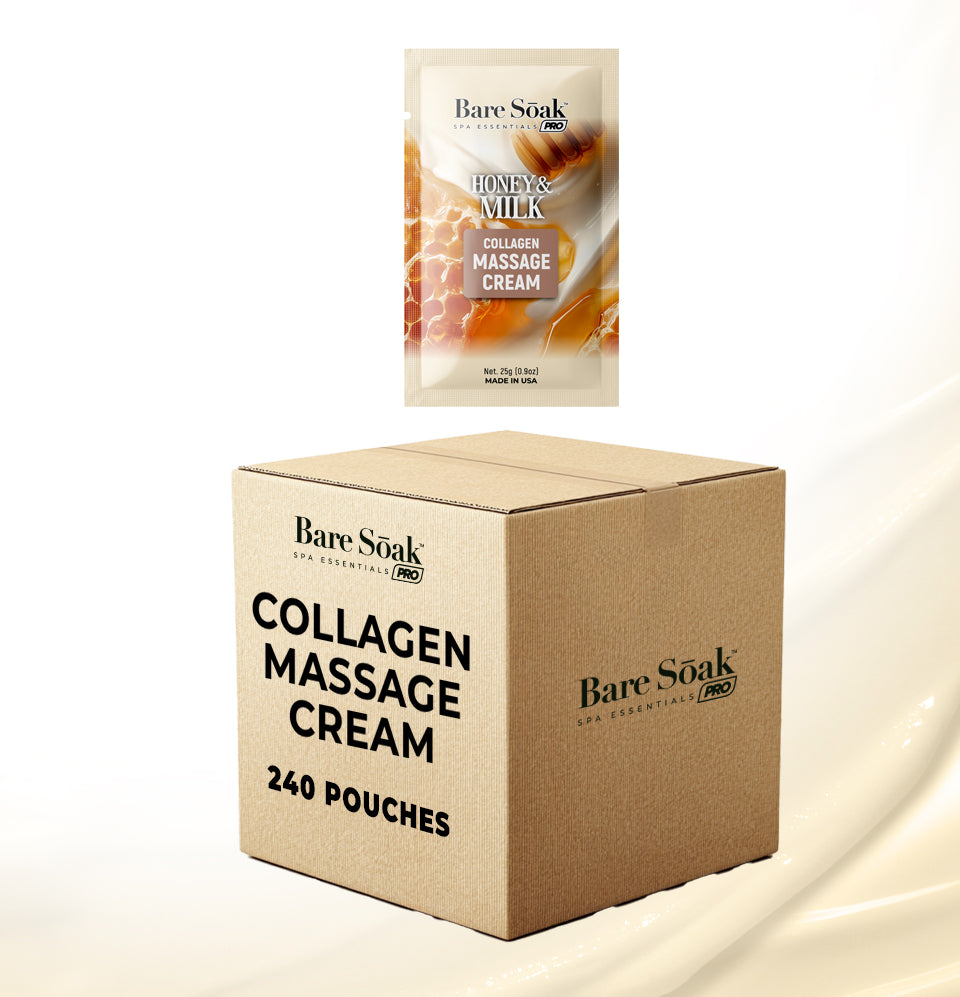 Honey & Milk Bundle Case 240pc • Collagen Massage Cream