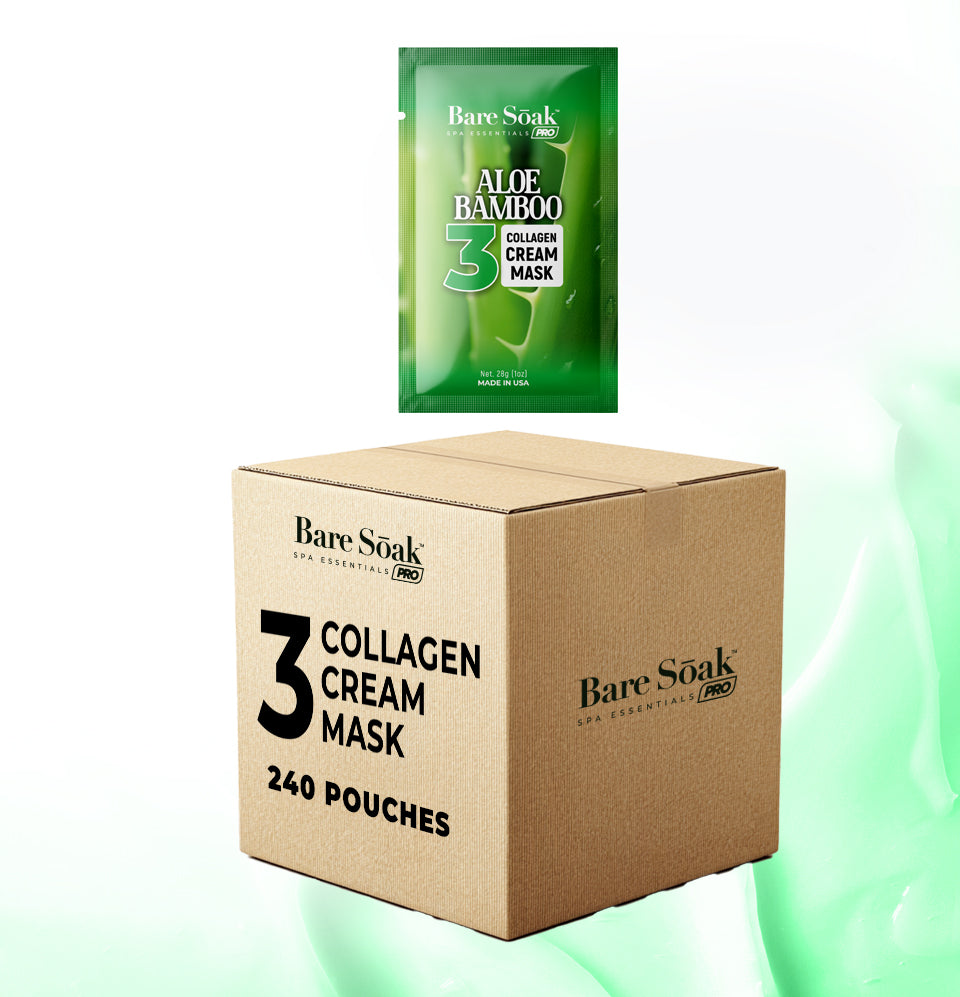 Aloe Bamboo Bundle Case 240pc • Collagen Cream Mask