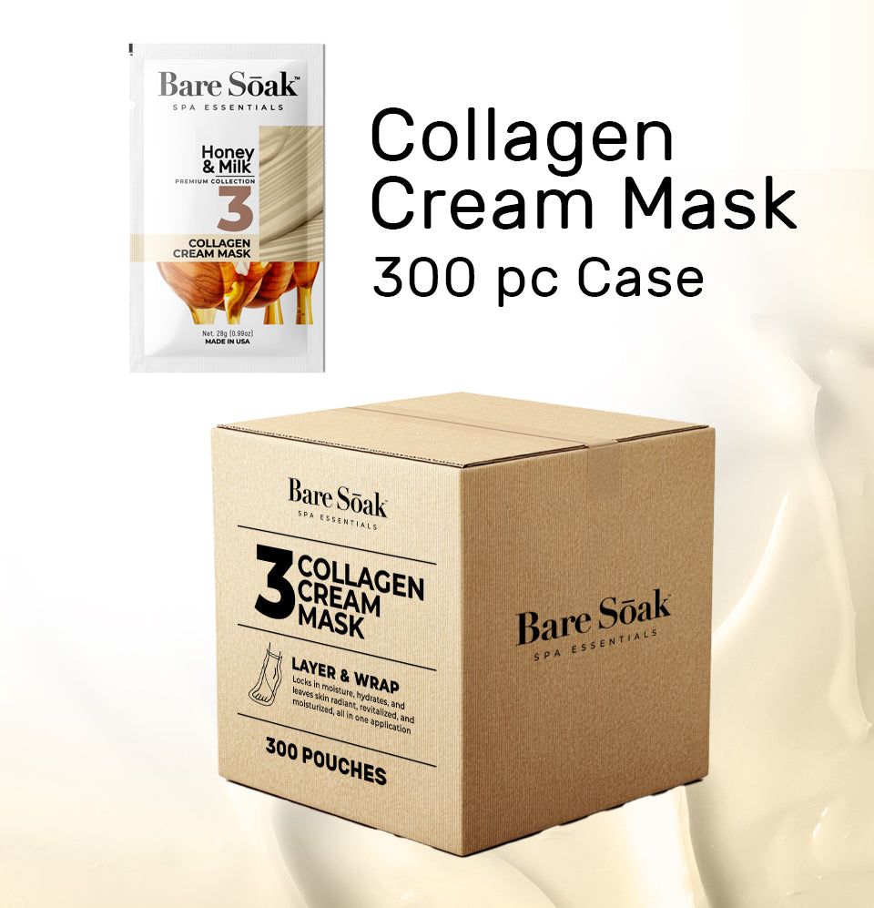 Bundle Case 300pc - Collagen Cream Mask - Honey & Milk