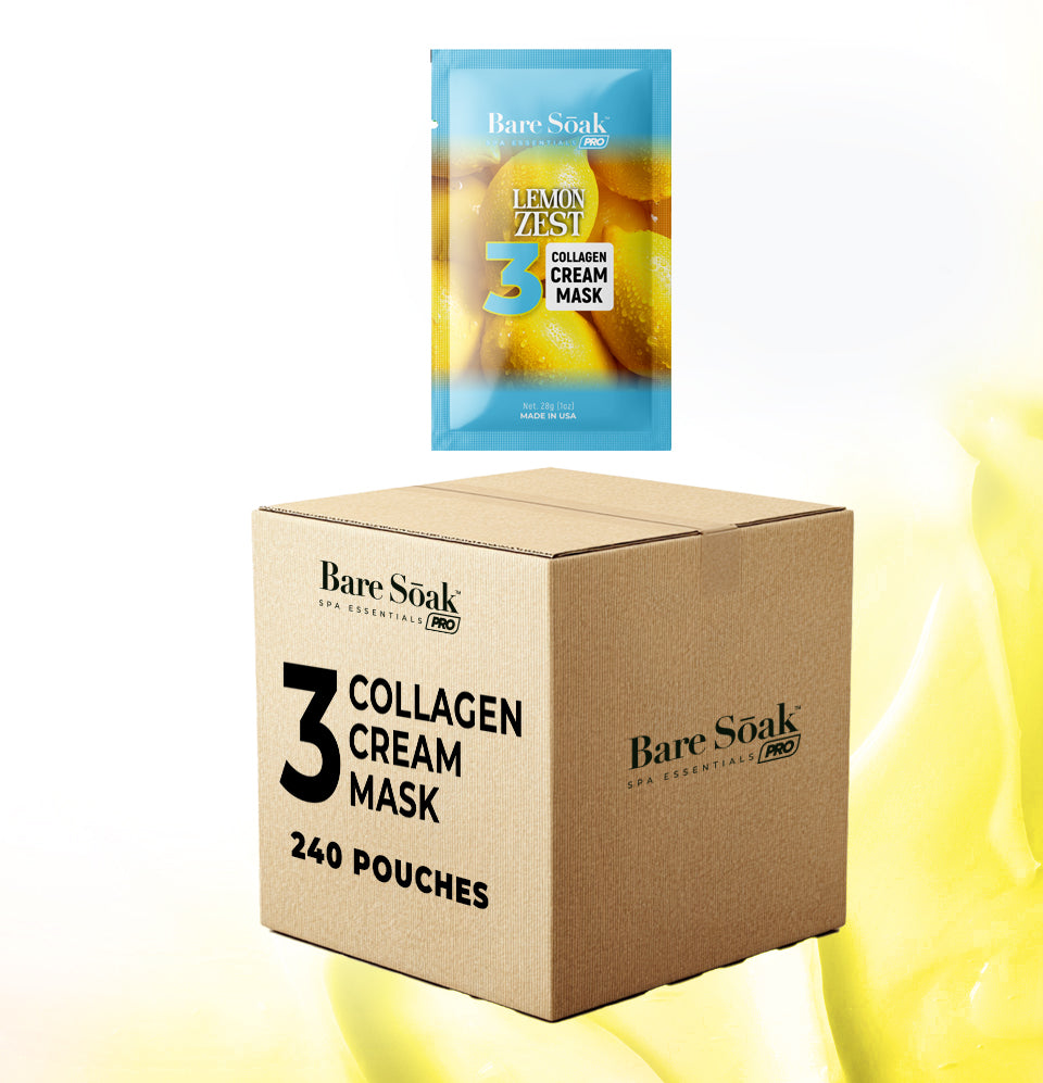 Lemon Zest • Bundle Case 240pc - Collagen Cream Mask