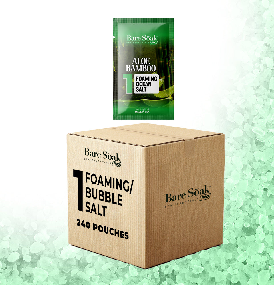 Peppermint Bundle Case 240pc • Foaming Bubble Salt