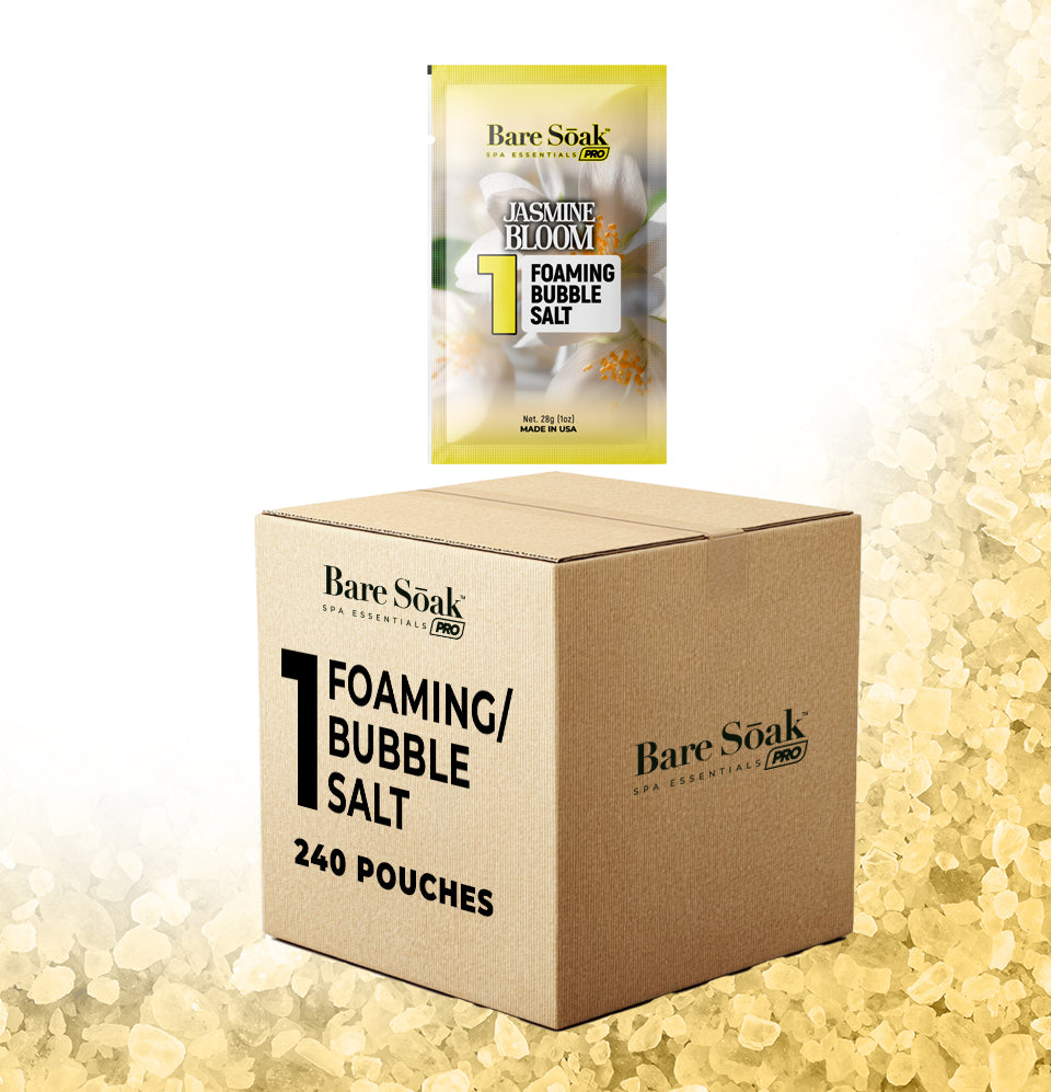Jasmine Bloom Bundle Case 240pc • Foaming Bubble Salt