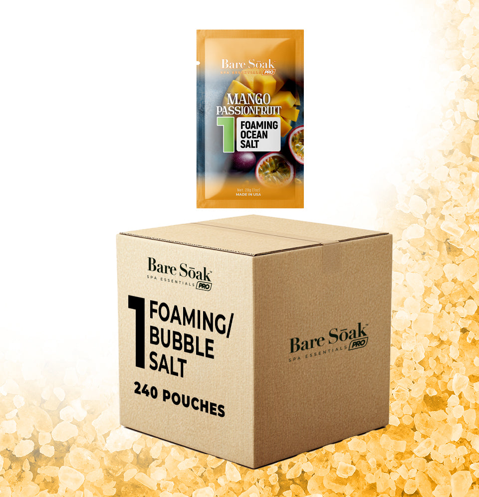 Mango Passionfruit Bundle Case 240pc • Foaming Bubble Salt