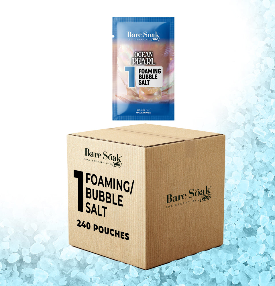 Ocean Pearl Bundle Case 240pc • Foaming Bubble Salt