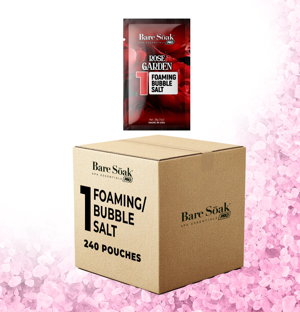 Rose Garden Bundle Case 240pc • Foaming Bubble Salt