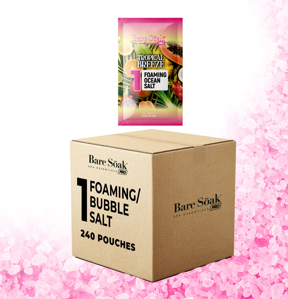 Tropical Breeze Bundle Case 240pc • Foaming Bubble Salt