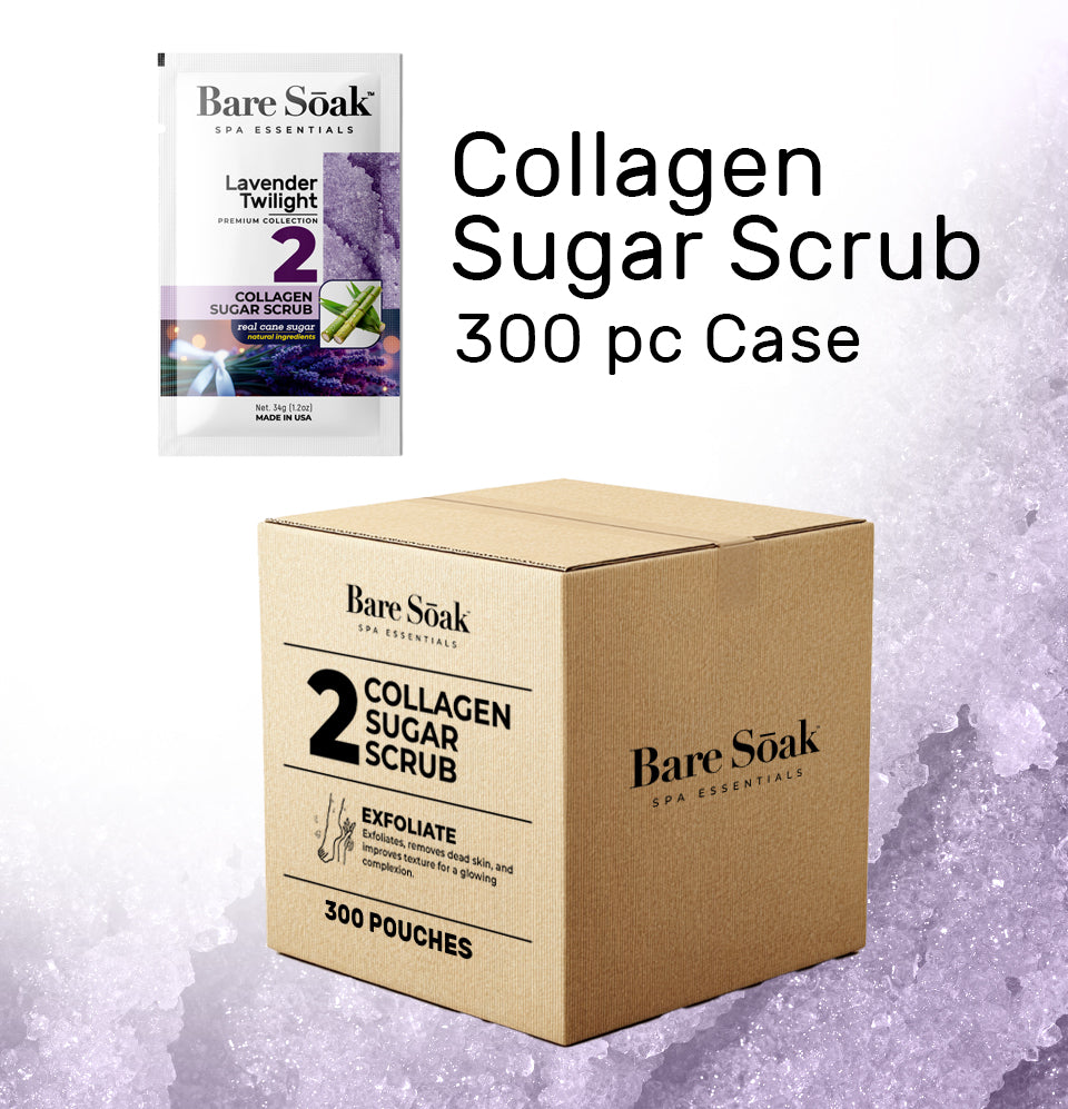 Bundle Case 300pc - Collagen Sugar Scrub - Lavender Twilight