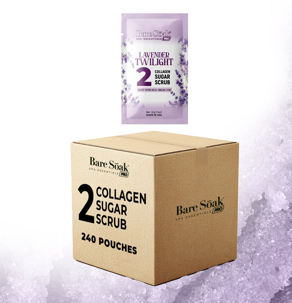 Lavender Twilight Bundle Case 240pc • Collagen Sugar Scrub