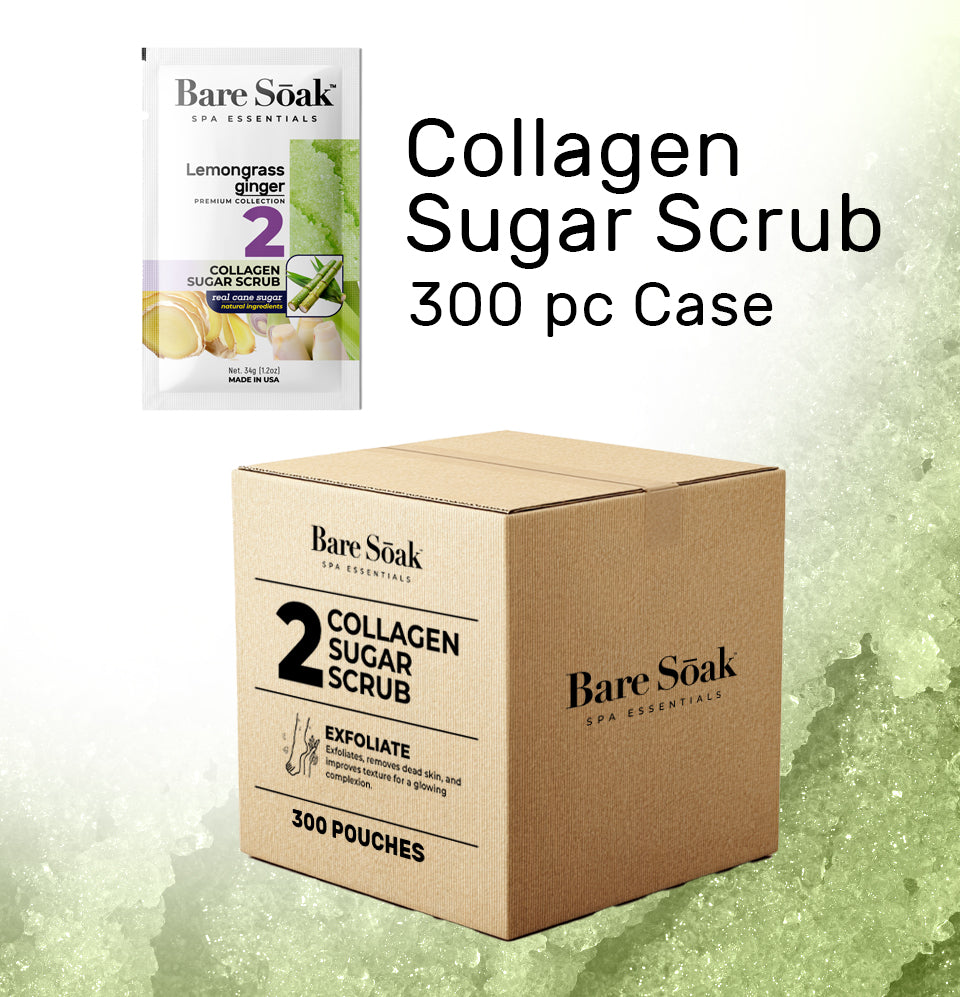 Bundle Case 300pc - Collagen Sugar Scrub - Lemongrass
