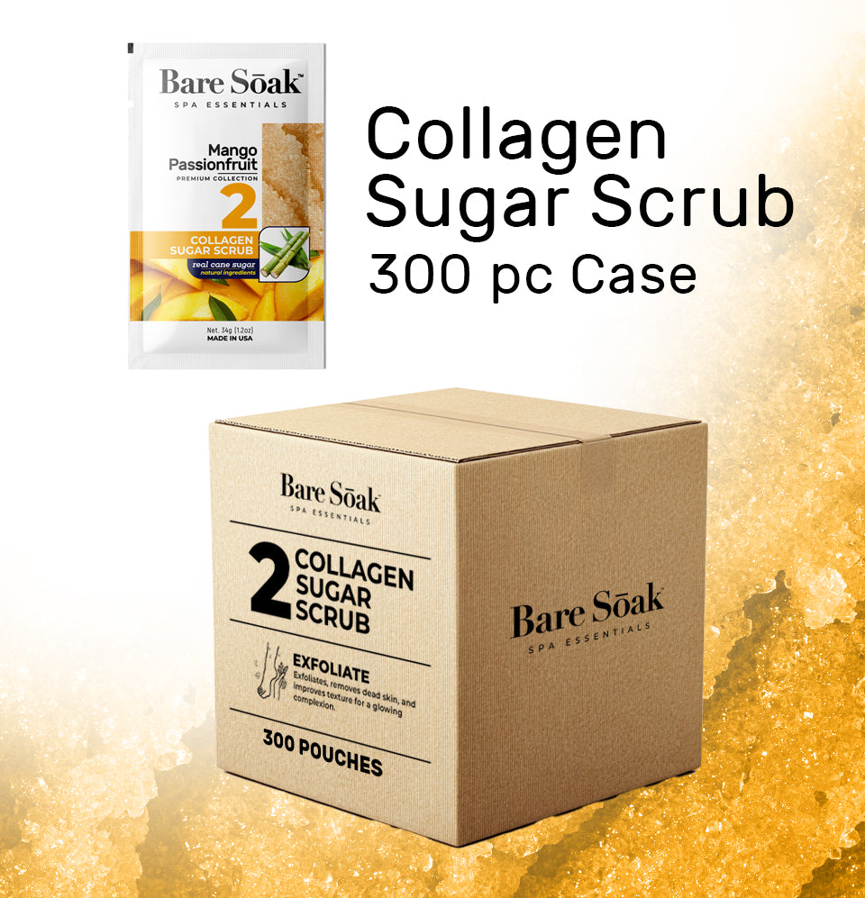 Bundle Case 300pc - Collagen Sugar Scrub - Mango Passionfruit