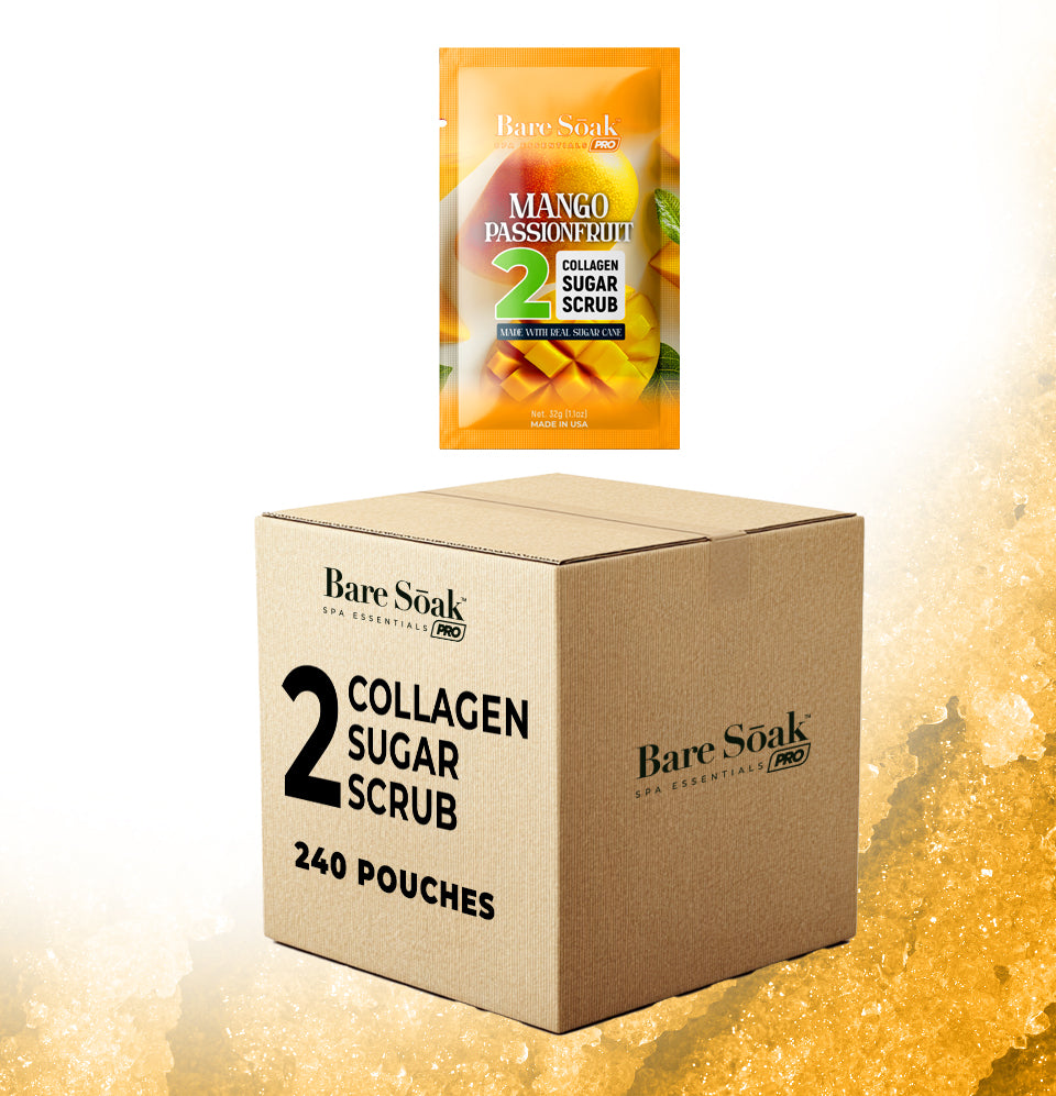 Mango Passionfruit Bundle Case 240pc • Collagen Sugar Scrub