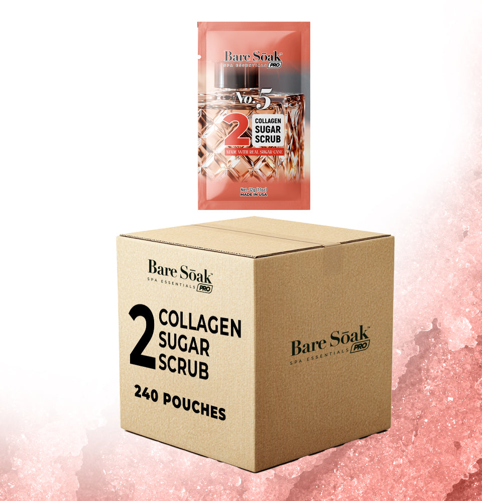 No.5 Bundle Case 240pc • Collagen Sugar Scrub