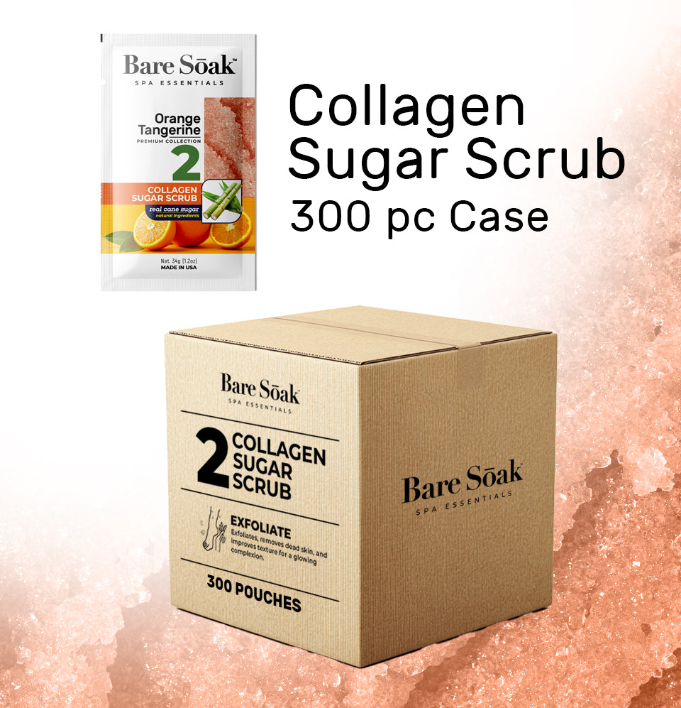 Bundle Case 300pc - Collagen Sugar Scrub - Orange Tangerine