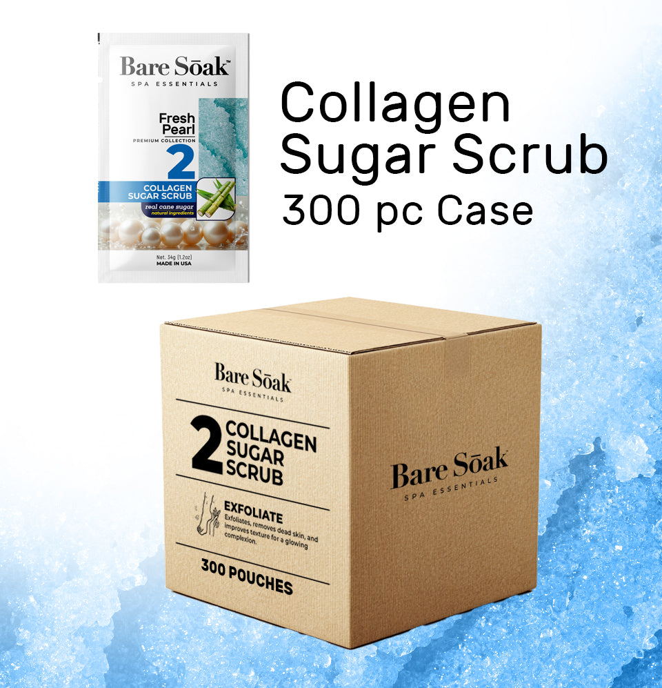 Bundle Case 300pc - Collagen Sugar Scrub - Fresh Pearl
