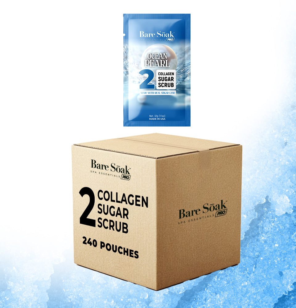 Ocean Pearl Bundle Case 240pc • Collagen Sugar Scrub