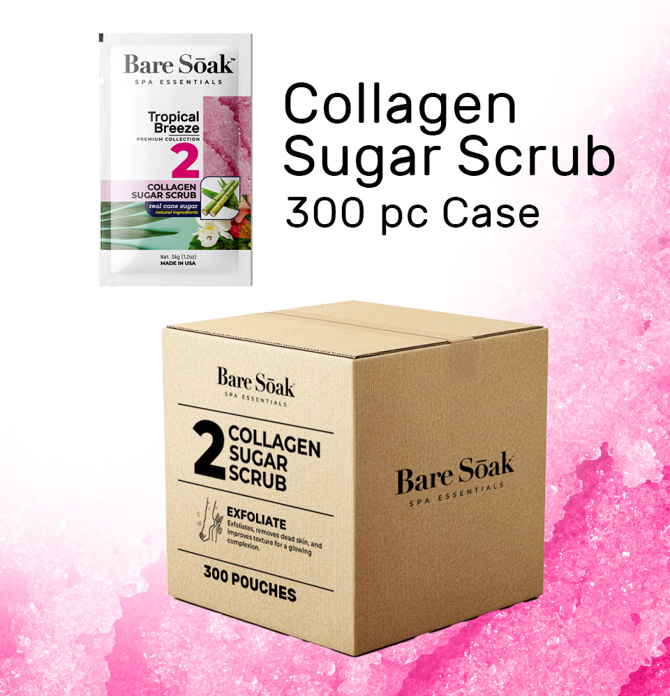 Bundle Case 300pc - Collagen Sugar Scrub - Tropical Breeze