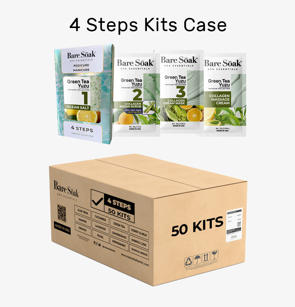 Collagen 4 Steps Case - Green Tera Yuzu | (Case Pack 50 Kits)