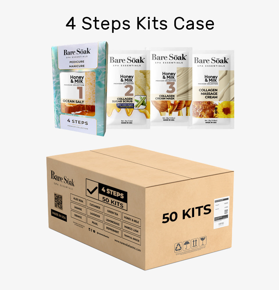 Collagen 4 Steps Case - Honey & Milk | (Case Pack 50 Kits)