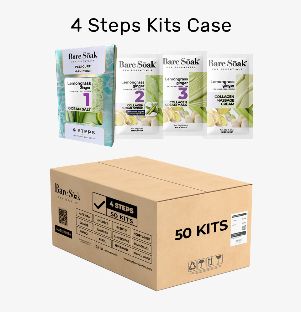 Collagen 4 Steps Case - Lemongrass Ginger | (Case Pack 50 Kits)