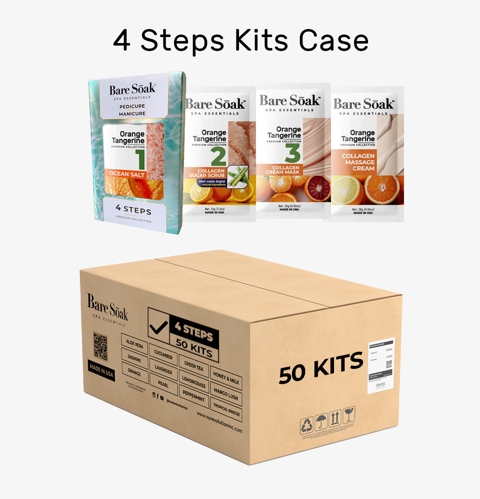 Collagen 4 Steps Case - Orange Tangerine | (Case Pack 50 Kits)