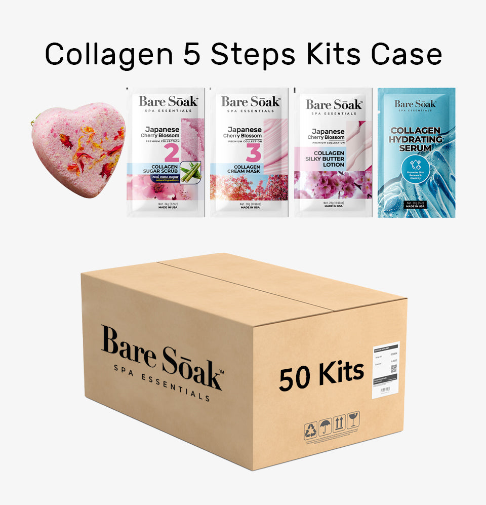 Collagen 5 Steps Kit - Japanese Cherry Blossom | (Case Pack 50 Kits)