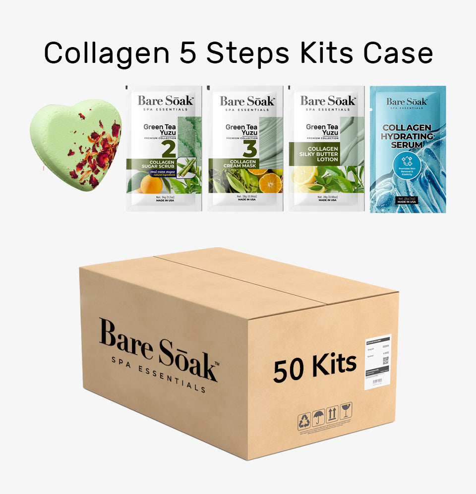 Collagen 5 Steps Kit - Green Tea Yuzu | (Case Pack 50 Kits)