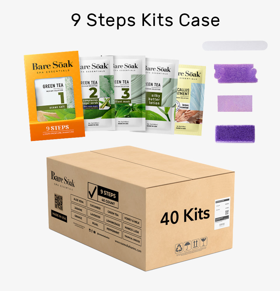 9 Steps Kit – Green Tea (Case Pack of 40 Kits)