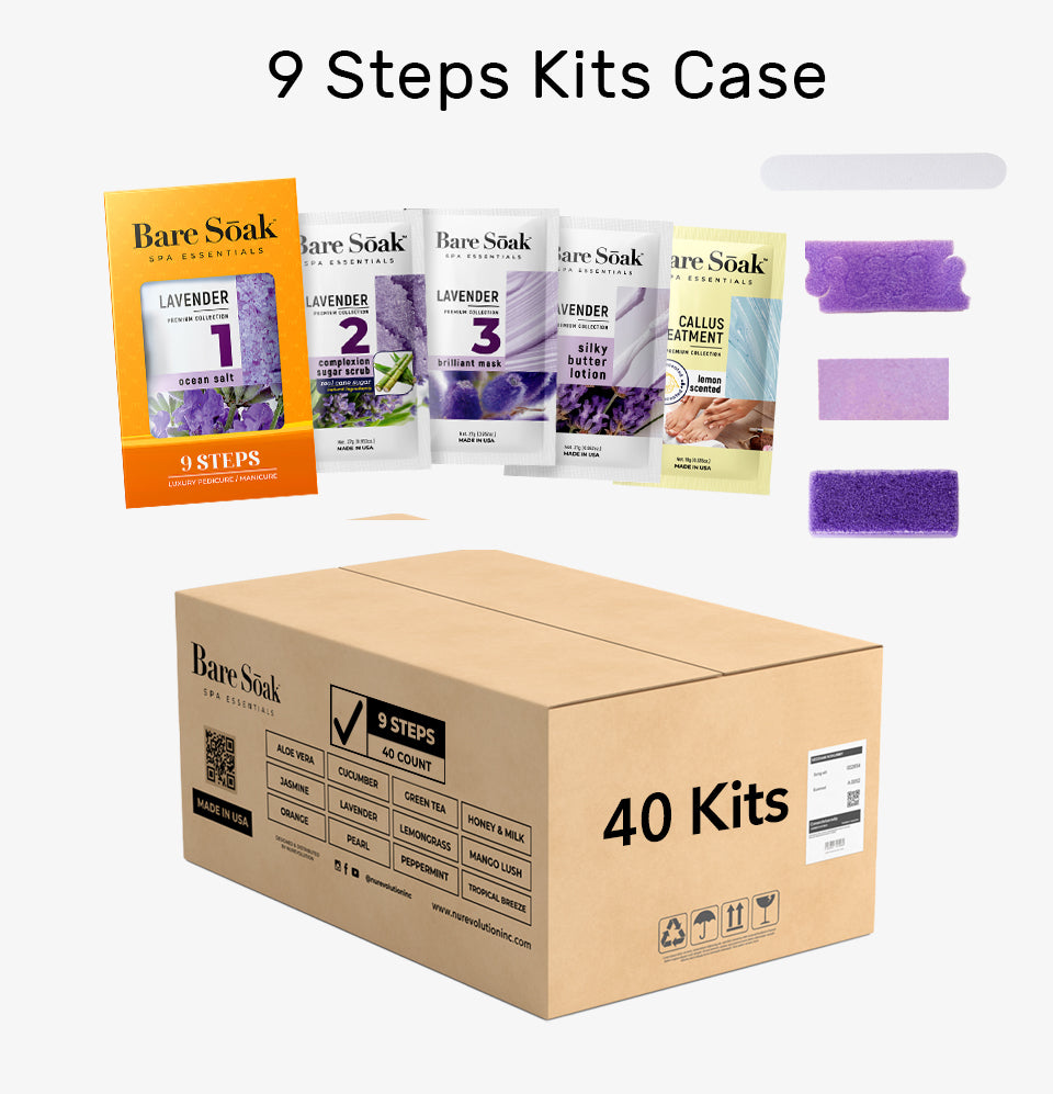 9 Steps Kit – Lavender Case Pack of 40 Kits)