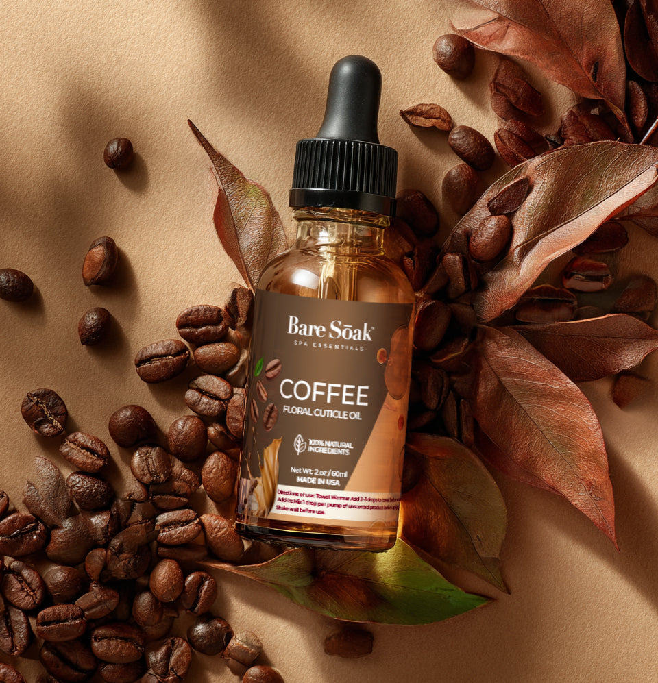 Floral Cuticle Oil 2oz - Coffee