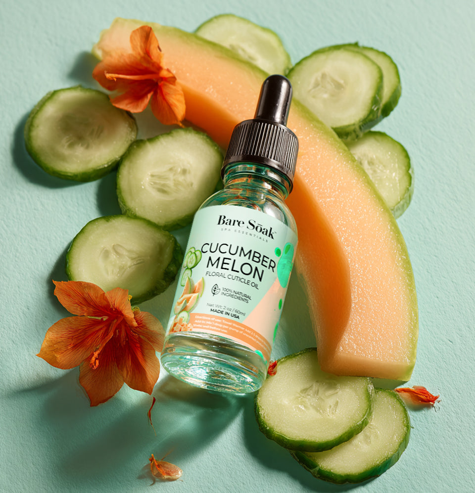 Floral Cuticle Oil 2oz - Cucumber Melon