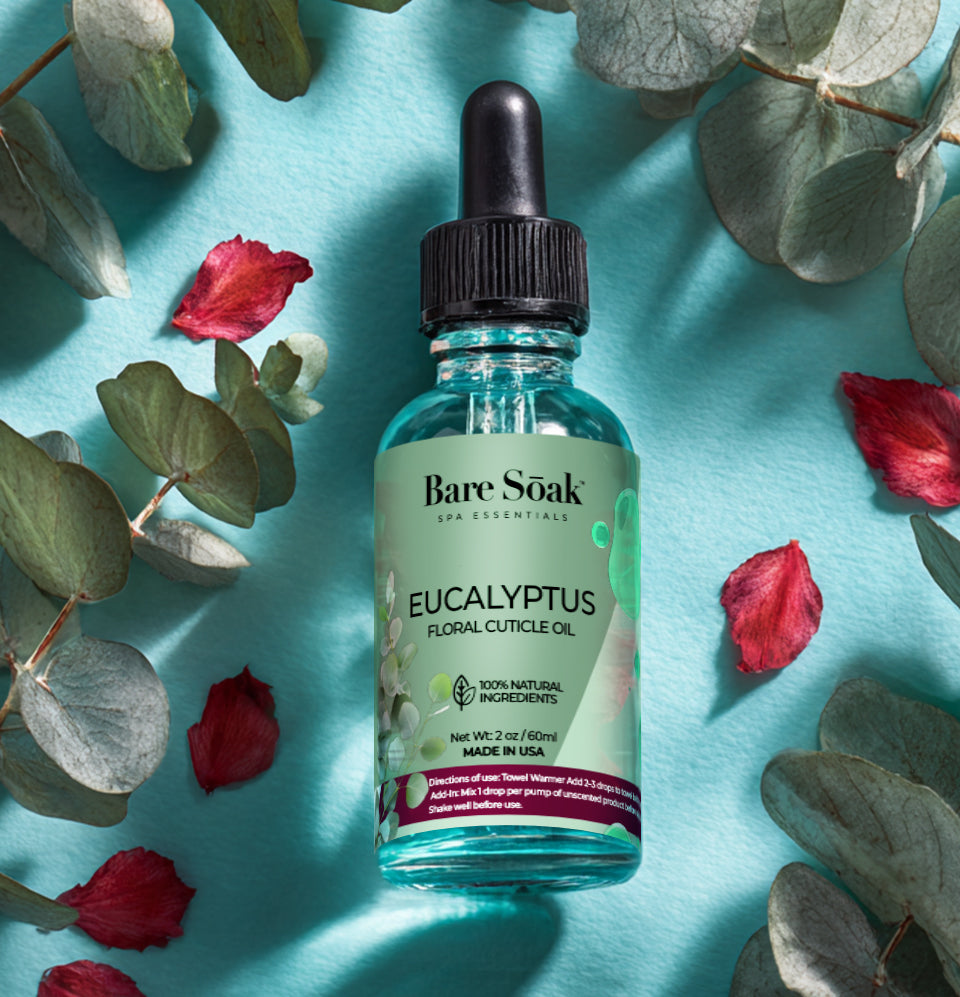 Floral Cuticle Oil 2oz - Eucalyptus