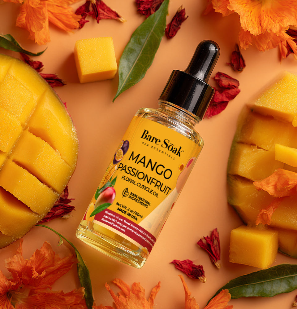 Floral Cuticle Oil 2oz - Mango Passionfruit
