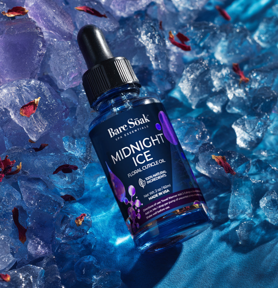 Floral Cuticle Oil 2oz - Midnight Ice