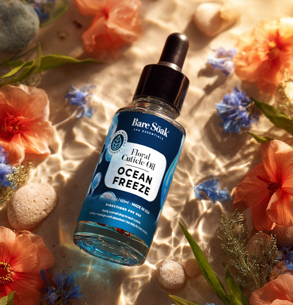 Floral Cuticle Oil 2oz - Ocean Freeze