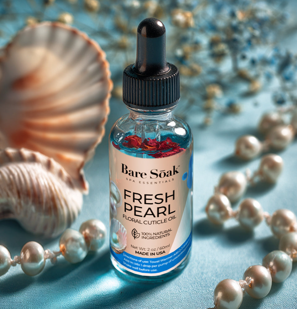 Floral Cuticle Oil 2oz - Fresh Pearl