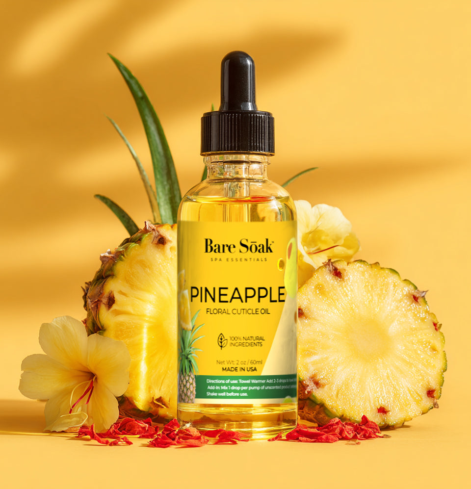 Floral Cuticle Oil 2oz - Pineapple