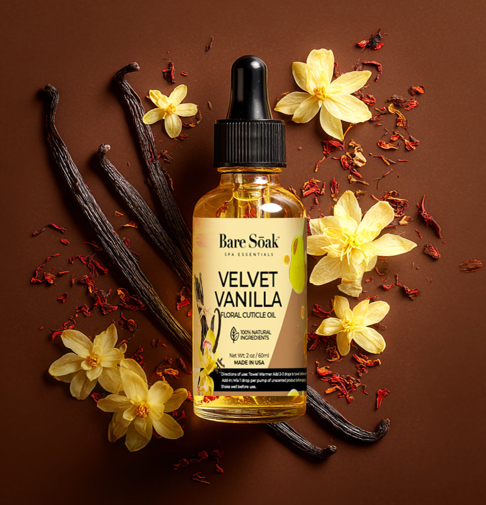 Floral Cuticle Oil 2oz - Velvet Vanilla