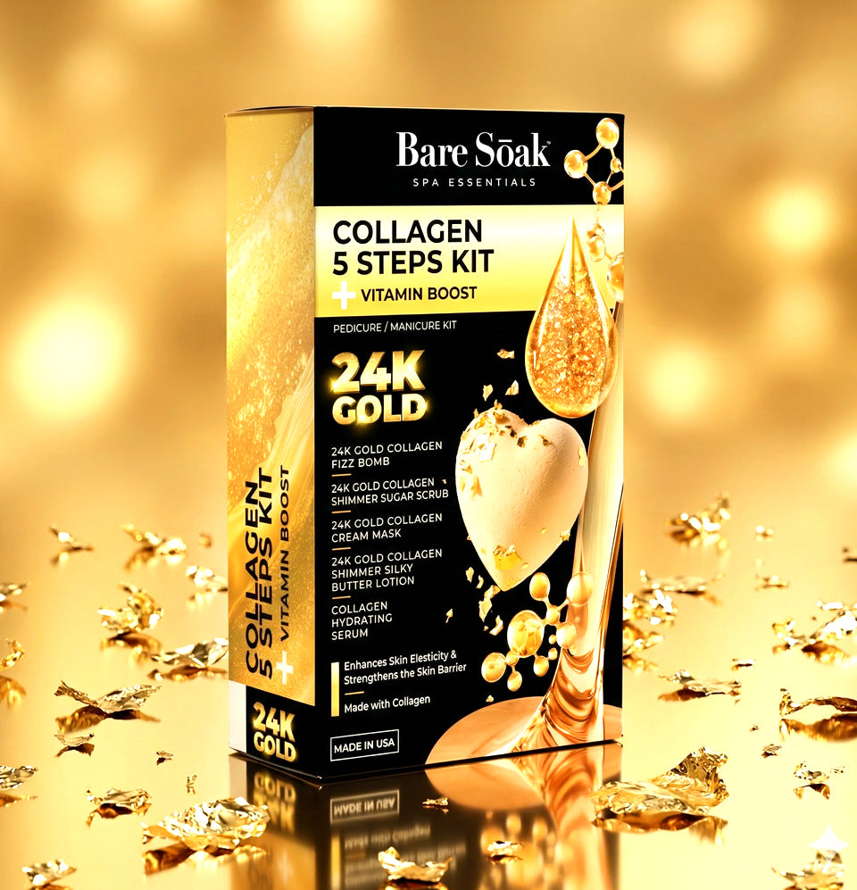 24K Gold Collagen 5 Steps Kit + Vitamin Boost