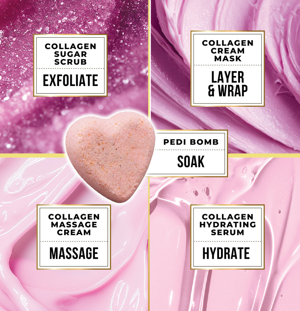 Collagen - 5 Steps - Pedi Bomb - Lemongrass