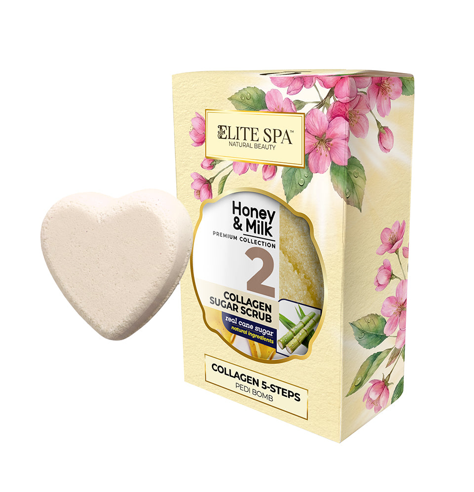 Collagen - 5 Steps - Pedi Bomb - Honey & Milk