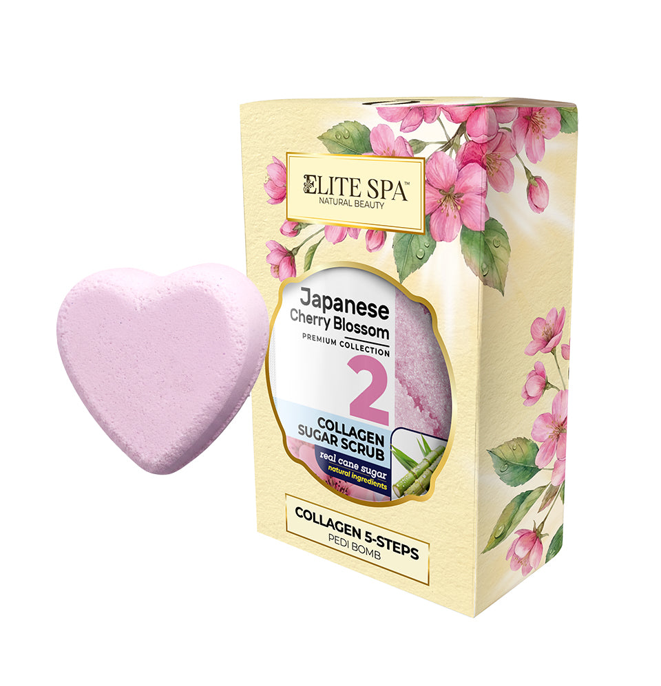 Collagen - 5 Steps - Pedi Bomb - Japanese Cherry Blossom