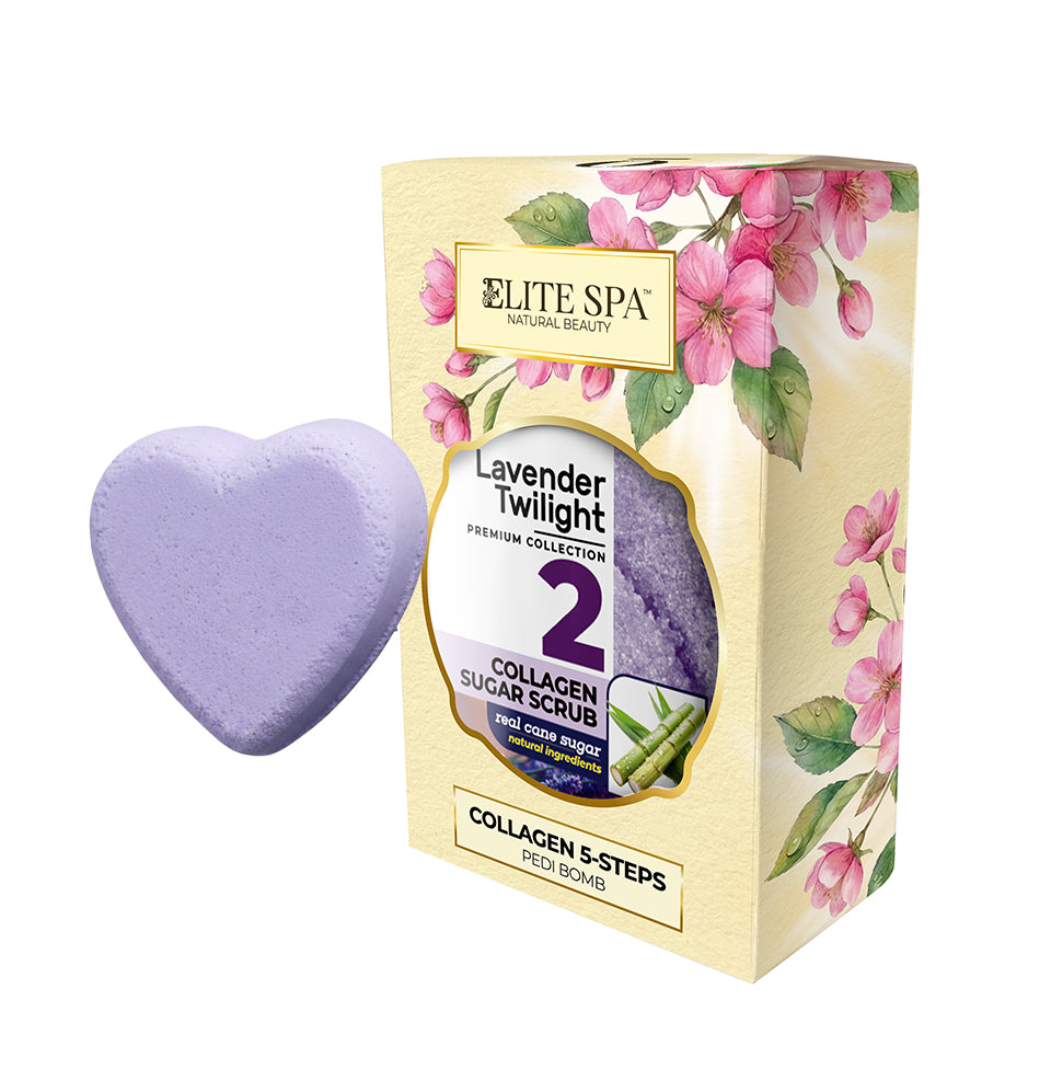 Collagen - 5 Steps - Pedi Bomb - Lavender Twilight