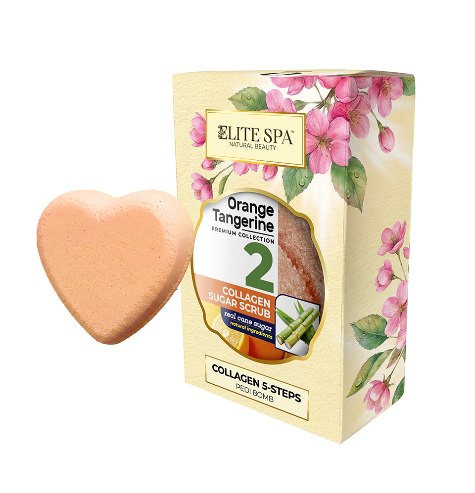Collagen - 5 Steps - Pedi Bomb - Orange Tangerine