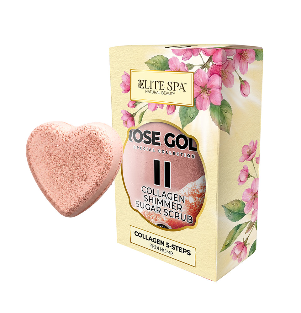 Collagen - 5 Steps - Pedi Bomb - Rose Gold
