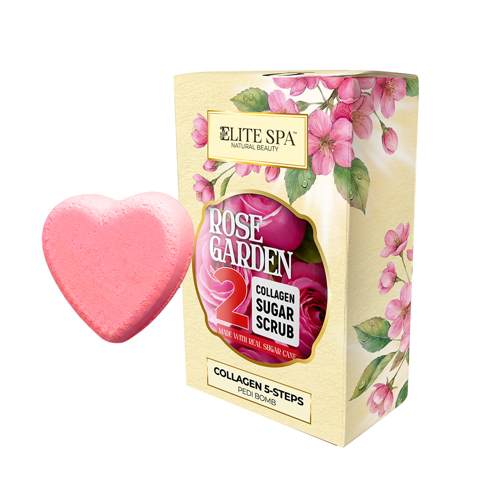 Collagen - 5 Steps - Pedi Bomb - Rose Garden